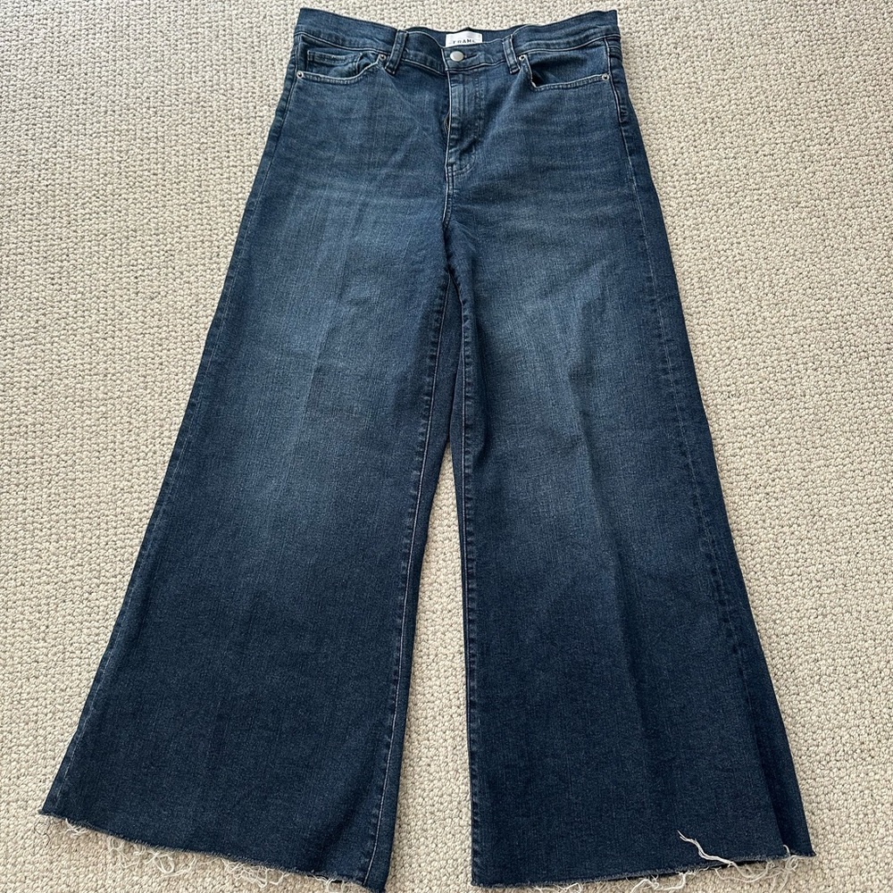 Frame Size 31 Palazzo Denim